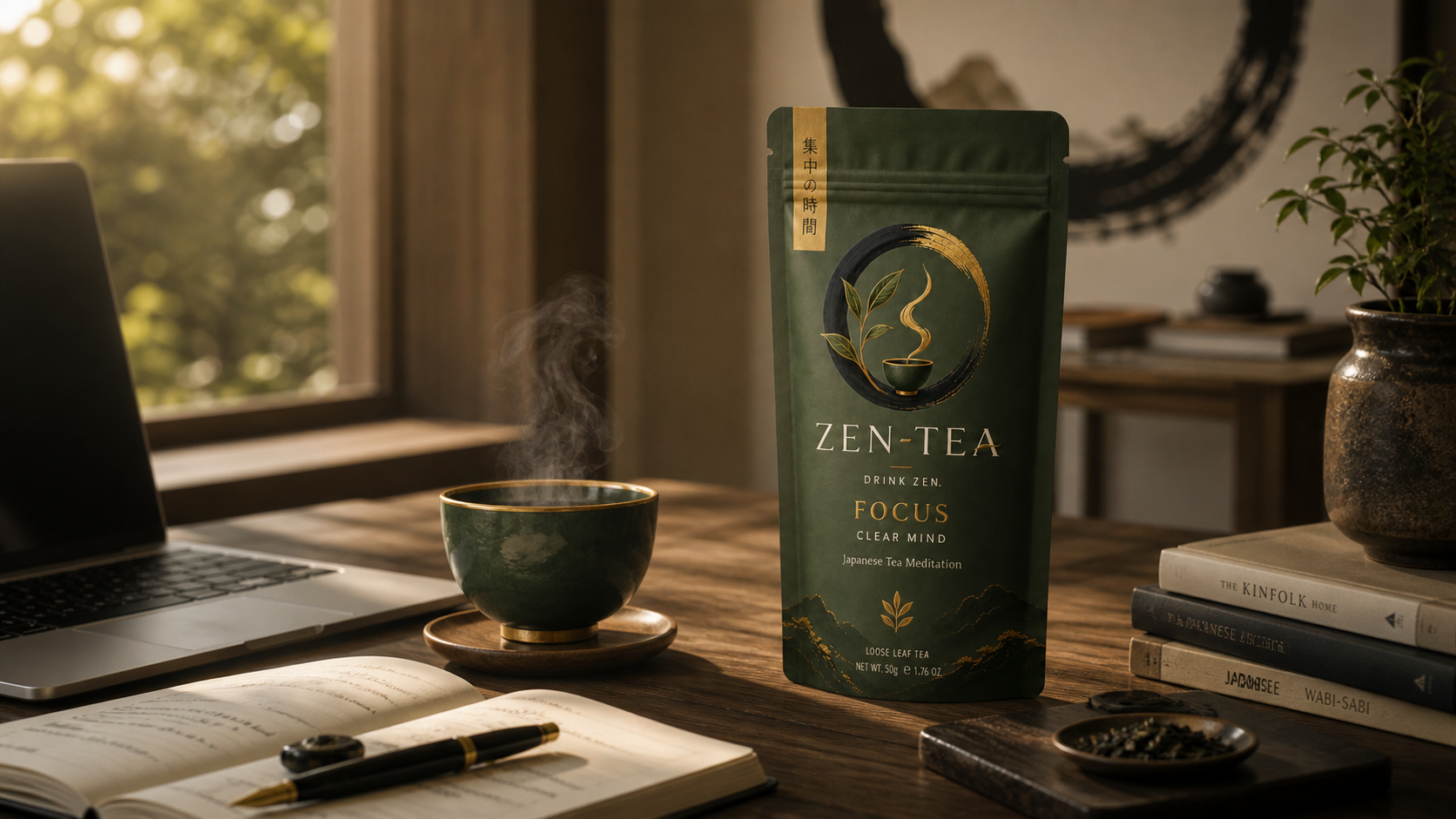 緑の袋のZEN-TEA Focus